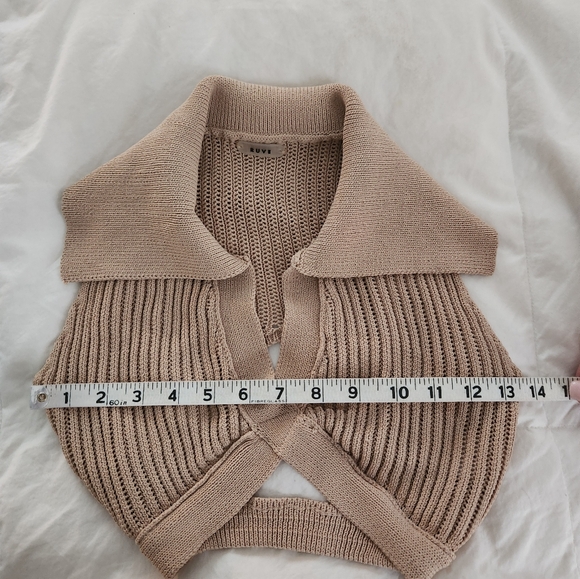 Ruve Vao Top Knit Beige Size XS - Picture 7 of 8